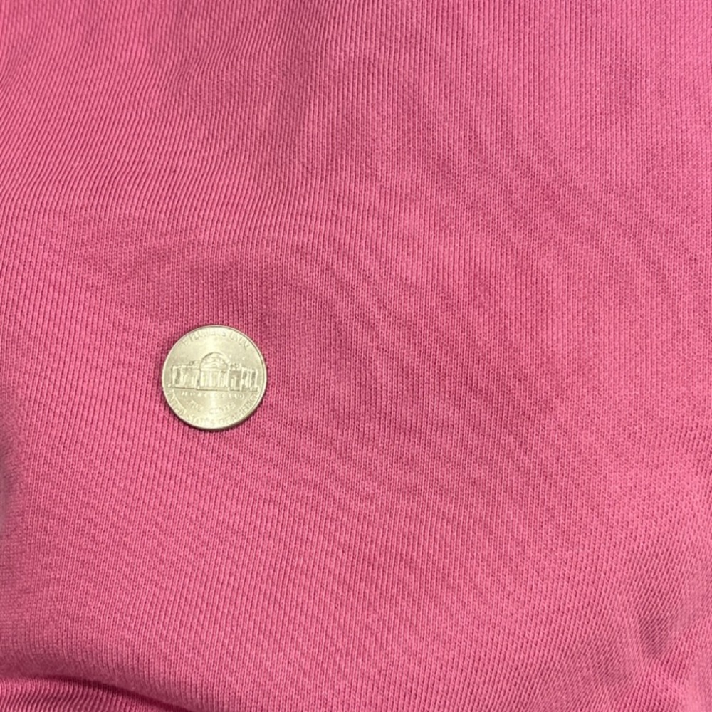 Carhartt Pink Pullover Hoodie with Teal Script - Picture 10 of 10